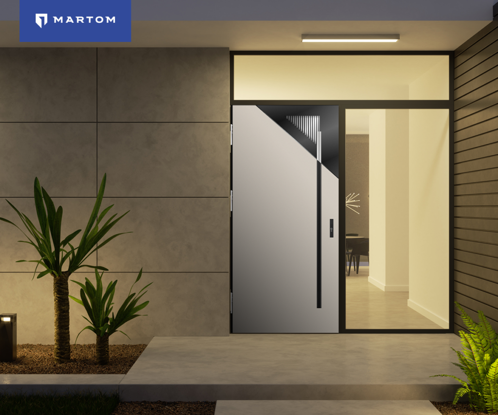 Puerta de entrada de seguridad para piso